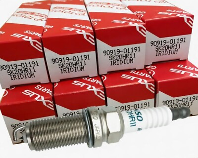 #ad 8PCS 3421 Genuine OEM 90919 01191 Iridium Spark Plugs SK20HR11 For Toyota Lexus $27.99