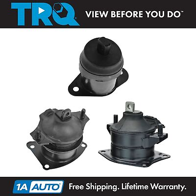 #ad TRQ Replacement Engine Motor Mount Set of 3 Kit for Acura TSX Honda Accord 2.4L $102.95