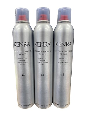 #ad Kenra Perfect Medium Hold 13 HairSpray Pack Of 3 Cans $41.99