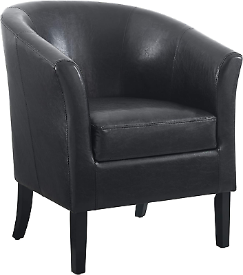 #ad Home Dcor Home Decor Simon Club Chair 33quot; X 28.25quot; X 25.5quot; Black $257.99