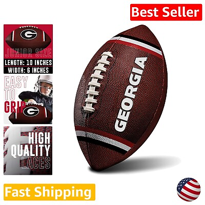 #ad Officially Licensed Georgia Bulldogs Junior Football Ideal Size for Pros $37.04