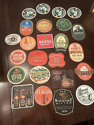 #ad Various Beer Coasters 24 Total $7.00