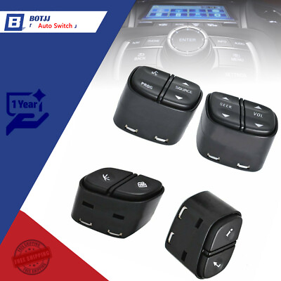 #ad 4x LED Light Steering Wheel Radio Volume Control Switch Button For Silverado GMC $21.62