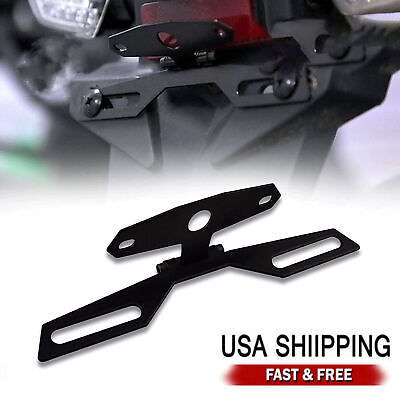 #ad #ad New Universal Motorcycle Tail Tidy License Plate Bracket Flip Up Fold Adjustable $7.98