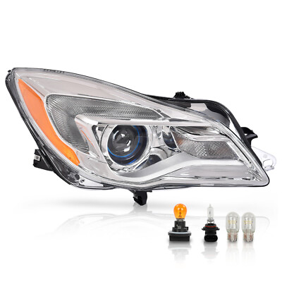 #ad Fit for 2014 2017 Buick Regal Factory Headlight HeadLamp w Bulb Passenger Side $87.99