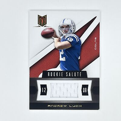 #ad 2012 Momentum Rookie Salute Materials Andrew Luck Relic 375 #66 $7.97