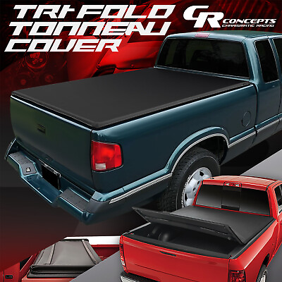 #ad VINYL SOFT TRI FOLD TONNEAU COVER FOR 94 04 CHEVY S10 GMC SONOMA 6#x27; BED TRUCK $167.88