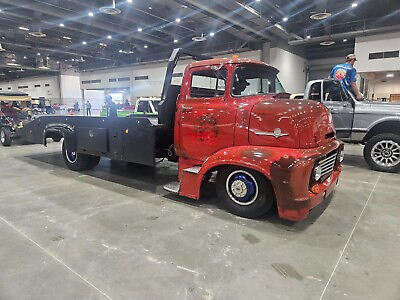 #ad #ad 1956 coe tow truck flatbed with winchnew motornew trans.4 link susp. bagged $35000.00