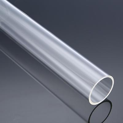 #ad US Stock 2pcs 50mm OD 44mm ID 250mm Long Clear Acrylic Plastic Lucite Tube Pipe $20.38