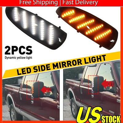 #ad For 44992 Super Duty 36 LED Ford F Series Side Mirror Sequential Light Signal 2X $28.82