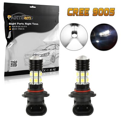 #ad 2Pcs Xenon White Super Power Cree 9005 HB3 LED Bulbs Fog Driving Light Lamp $10.47