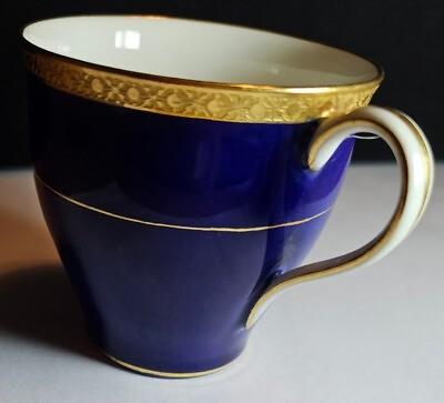 #ad Antique 1880 1900#x27;s Minton G9816 Pattern Cobalt amp; Gold Encrusted Tea Cup $25.97