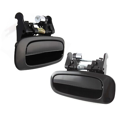 #ad Door Handles Outside Exterior Smooth Rear LH amp; RH Pair Set for Corolla Prizm $23.61
