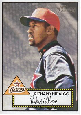 #ad 2001 Topps Heritage Red Back Richard Hidalgo Houston Astros #50 C $3.48