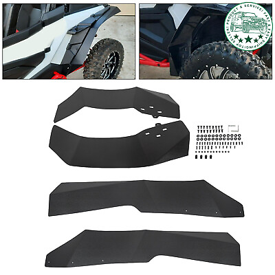 #ad For Polaris RZR XP 1000 amp; XP 1000 4 Extended Fender Flares Mud Flaps 2014 2022 $75.90