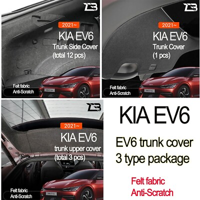 #ad Express Ship Kia EV6 Trunk Cover 3 type package Felt Anti Scratch for Kia EV6 $164.00
