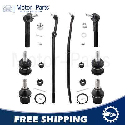 #ad 8pc Drag Link Upper Lower Ball Joint Tie Rods for 03 08 Dodge Ram 2500 3500 4WD $132.99