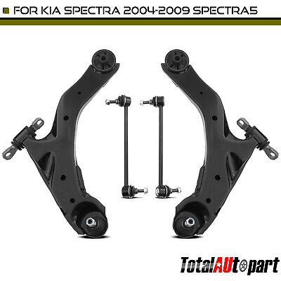 #ad 4x Control Arm Stabilizer Bar Link amp; Ball Joint Assembly for Kia Spectra5 Front $85.99