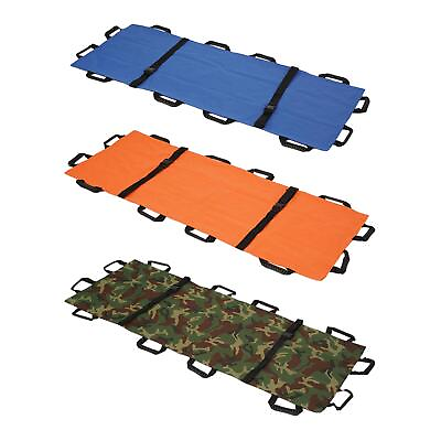 Folding Soft Stretcher with 12 Handles for Sports Venues Ambulance Emergency $38.99