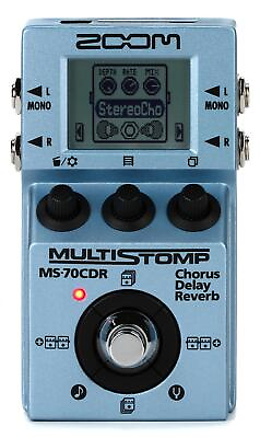 #ad Zoom MS 70CDR MultiStomp Chorus Delay Reverb Pedal $130.00