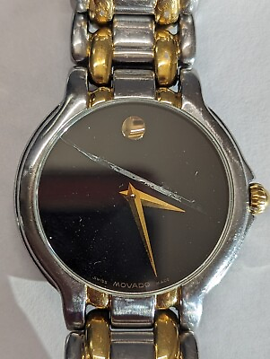 #ad Movado Museum Watch 81 E4 9884 Men’s 34mmCase StainlessSteel BlackDial See Desc. $100.00