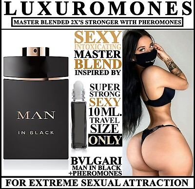 #ad Bvlgari Man In Black Made Stronger With Pheromones For Super Sexy Scent Trails $16.48