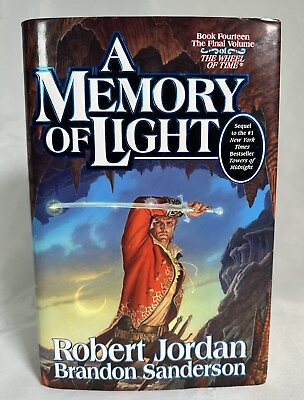 #ad A Memory of Light Robert Jordan First Edition 1st Printing HC Book 14 Signature $119.91