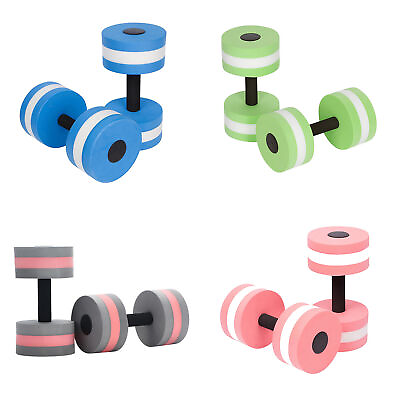 #ad 2pcs Water Weights Portable Pool Weights Water Aerobics Aquatic Exercise Tool $15.37