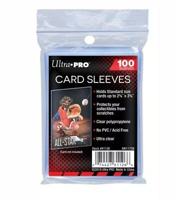 #ad Ultra PRO Soft Card Sleeves 100ct. Great Price $1.75