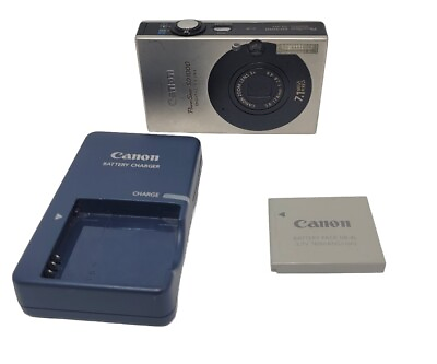 #ad Canon PowerShot Digital ELPH SD1000 7.1MP Digital Camera Zoom Lens 3x w Battery C $189.63