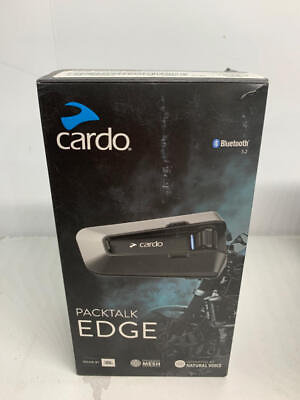 #ad Cardo PACKTALK Edge Motorcycle Bluetooth Communication System Headset Intercom $229.09