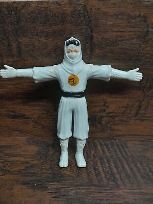 #ad Bendable White Ninja Mighty Morphin Power Rangers 5quot; Figure 1995 Bend Ems $5.00