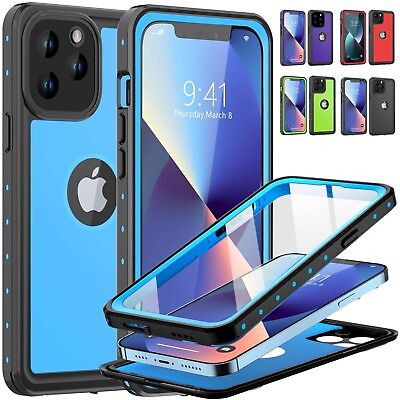 #ad Waterproof Case For iPhone 13 Pro 13 Pro Max Shockproof Tough Full Cover $14.99
