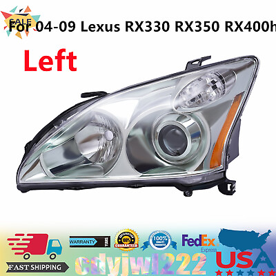 #ad For 2004 2009 Lexus RX330 RX350 RX400h Headlight Headlamp Assy Left Driver Side $99.00