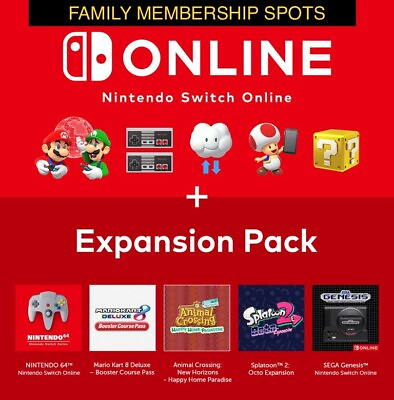 #ad 12 Months Nintendo Switch Online Membership Expansion Pack EXP 6 May 2025 $18.99