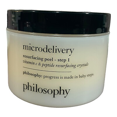 #ad Philosophy The Microdelivery Peel Resurfacing Crystal Vitamin C Peptide NEW 8 oz $44.99