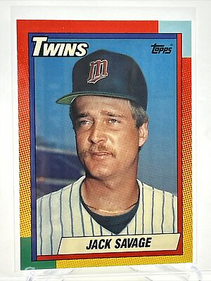 #ad 1990 Topps Traded TIFFANY Jack Savage Baseball Card #111T Mint FREE SHIPPING $1.95