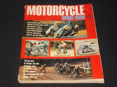 #ad 1967 MOTORCYCLE SPORT BOOK MAGAZINE BY BOB GREENE FRONT COVER E 583 $49.99