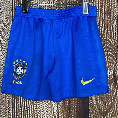 #ad Nike CBF Brasil Shorts Youth XS 6 7 Fútbol Soccer $9.09