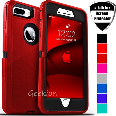 #ad For iPhone 6 7 8 Plus SE 2020 Shockproof Rugged Case Cover Screen Protector $8.89