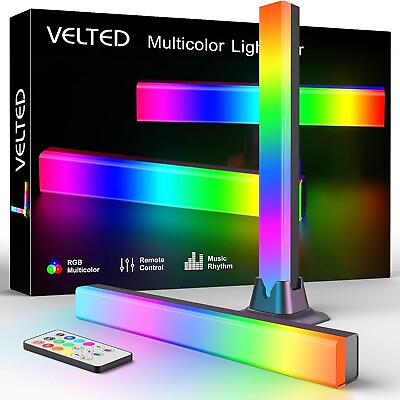 VELTED RGB Light Bar Music Sync RGB IC LED Lights Bars USB Powered Ambient Light $19.99