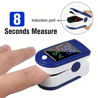 #ad Portable Pulse Oximeter Finger Oxygen Blood Monitor OLED Tester SpO2 Sensor Rate $5.00