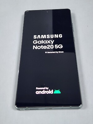 #ad DEFECTIVE Samsung Galaxy Note 20 5G 128GB Green T Mobile SM N981U 4537 $149.99