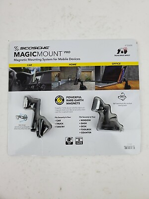 Scosche Magic Mount Pro magnetic mounting system 2 pack New In Box $22.95