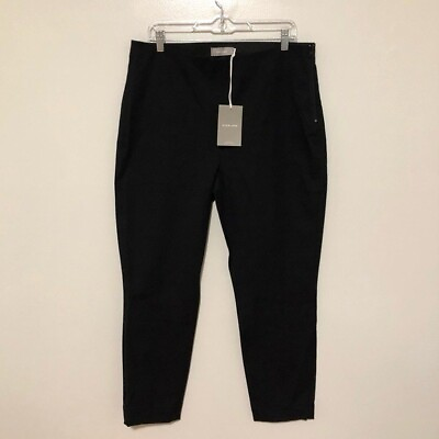 #ad Everlane the Side Zip Work Pant Black New 16 $63.20