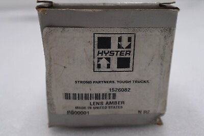 #ad HYSTER 1526082 LENS AMBER STOCK #K 1532A $20.00