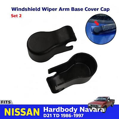 #ad Wiper Cover Trim Black Fits Nissan Hardbody Navara D21 Pickup 1986 97 Pair New $22.93