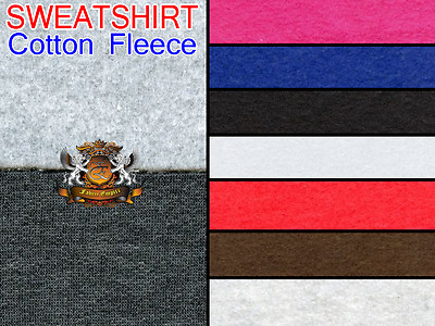 #ad Sweatshirt Cotton Fleece Fabric 60quot; Wide Per Yard Sold By The Yard $9.99