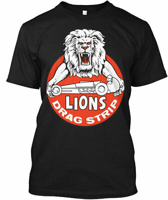 #ad New Lions Drag Strip Logo T Shirt S 3XL $18.99