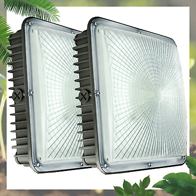 #ad Bright White 8400Lm LED Canopy Light Outdoor Ceiling Garage Lighting 70Watt $87.59